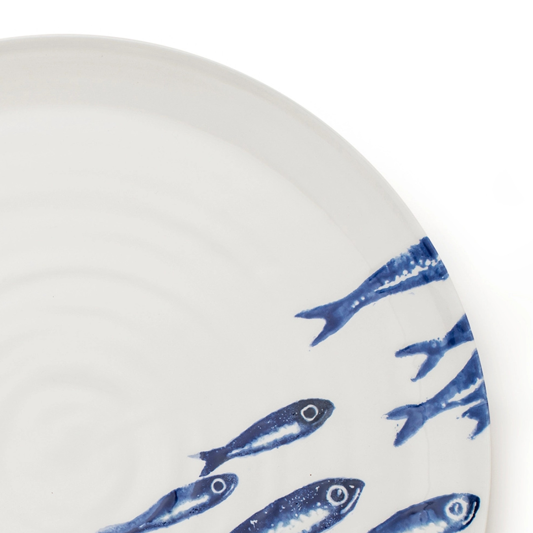 Ceramic Serving Platter | Sardines
