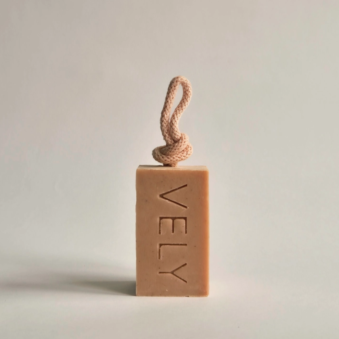 Natural Handmade Soap On A Rope | "Amélie"
