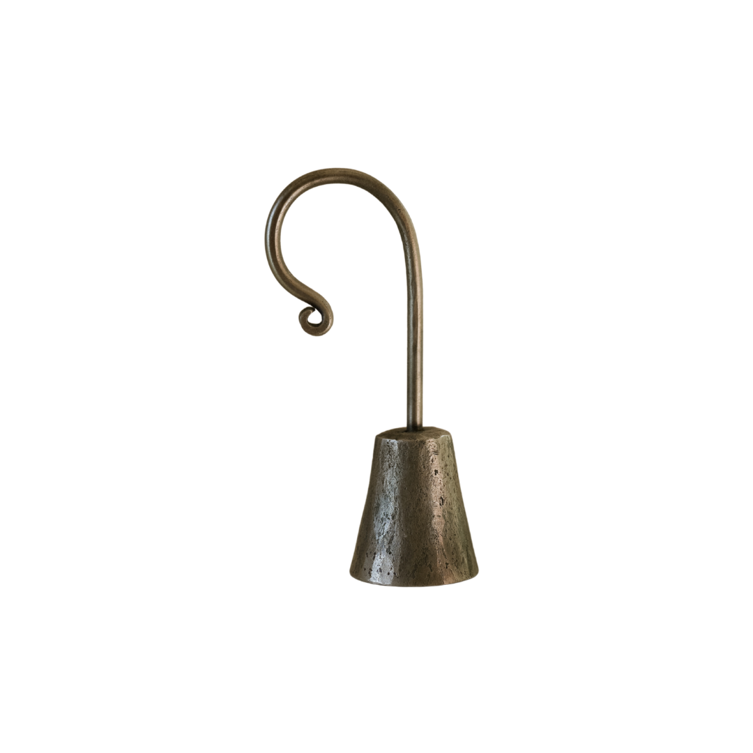 Curved Antique Silver Candle Snuffer