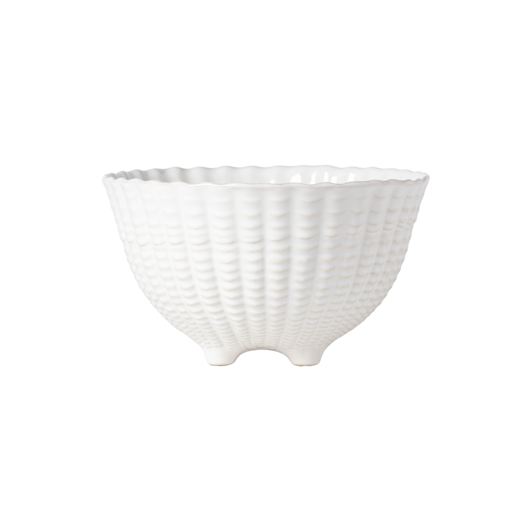 Aparte White Shell Footed Bowl