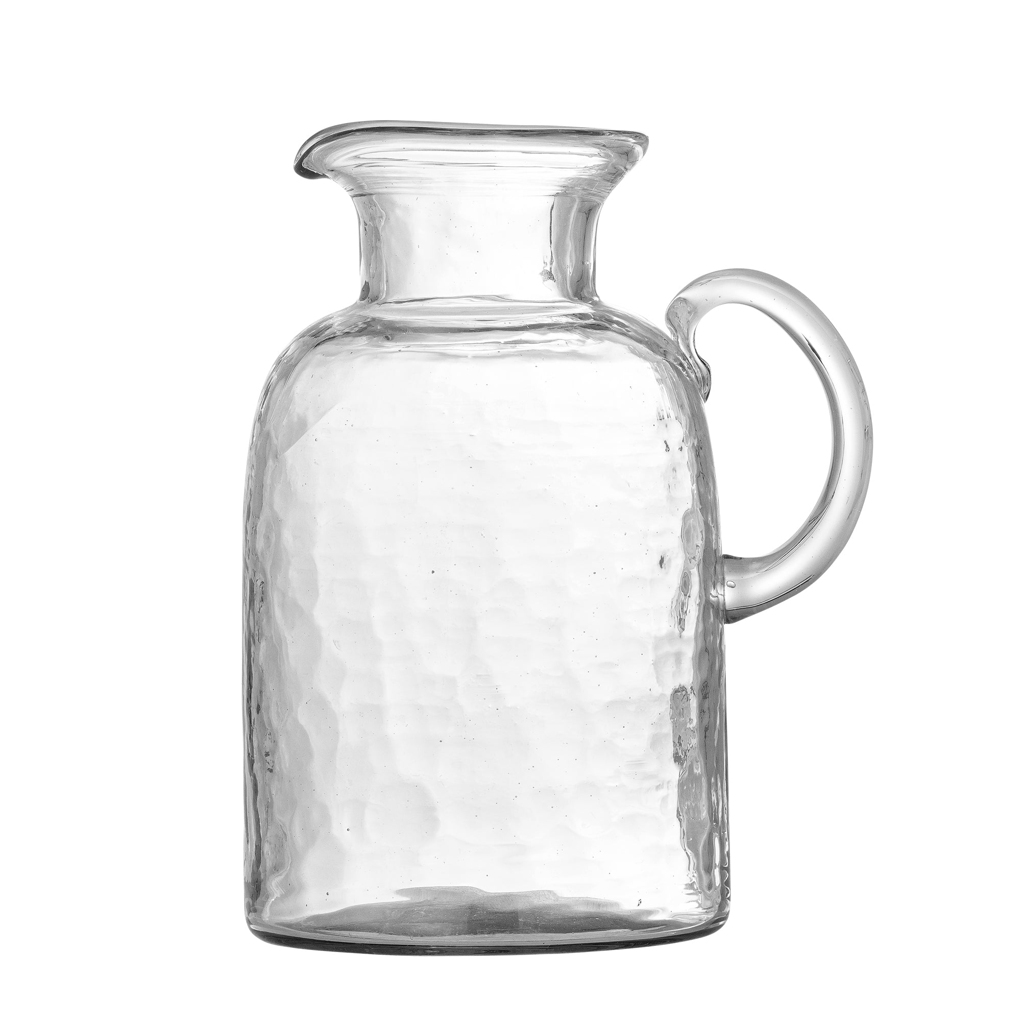 Asha Hammered Glass Jug