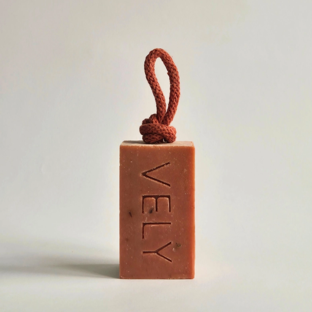 Natural Handmade Soap On A Rope | "Boudoir"