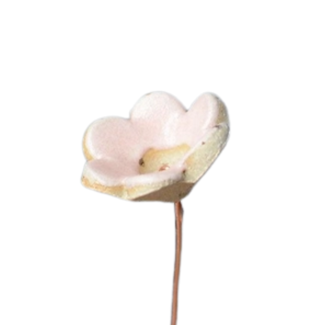 Ceramic Flower Bud Stems | Five Pastel Colours
