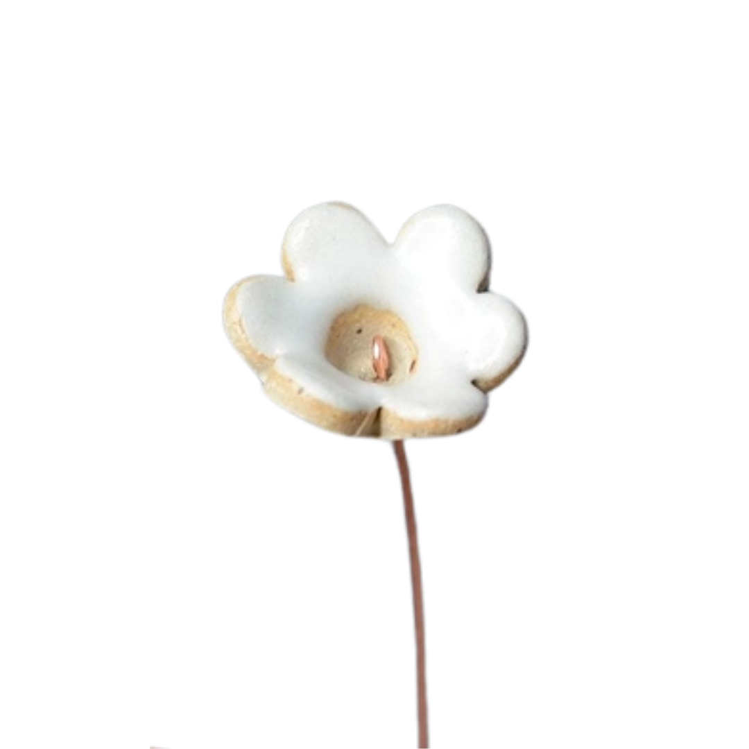Ceramic Flower Bud Stems | Five Pastel Colours