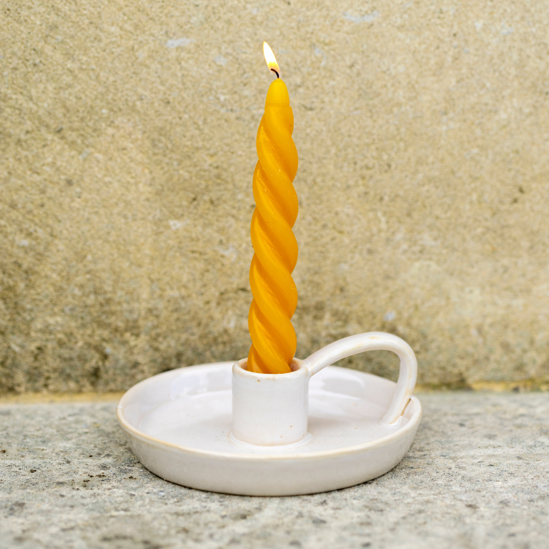 Wee Willy Winkie Candle Holder | Wide Base | Warm White