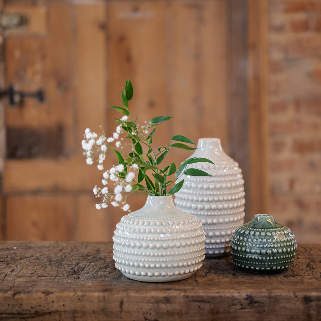 Ceramic Bobble Vase | Stone
