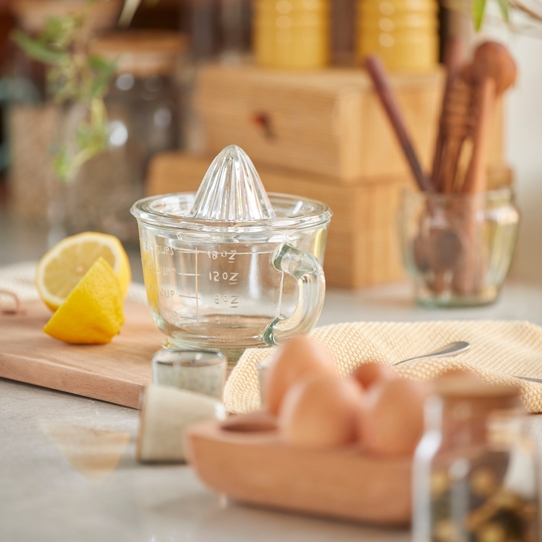 Glass Citrus Juicer & Jug