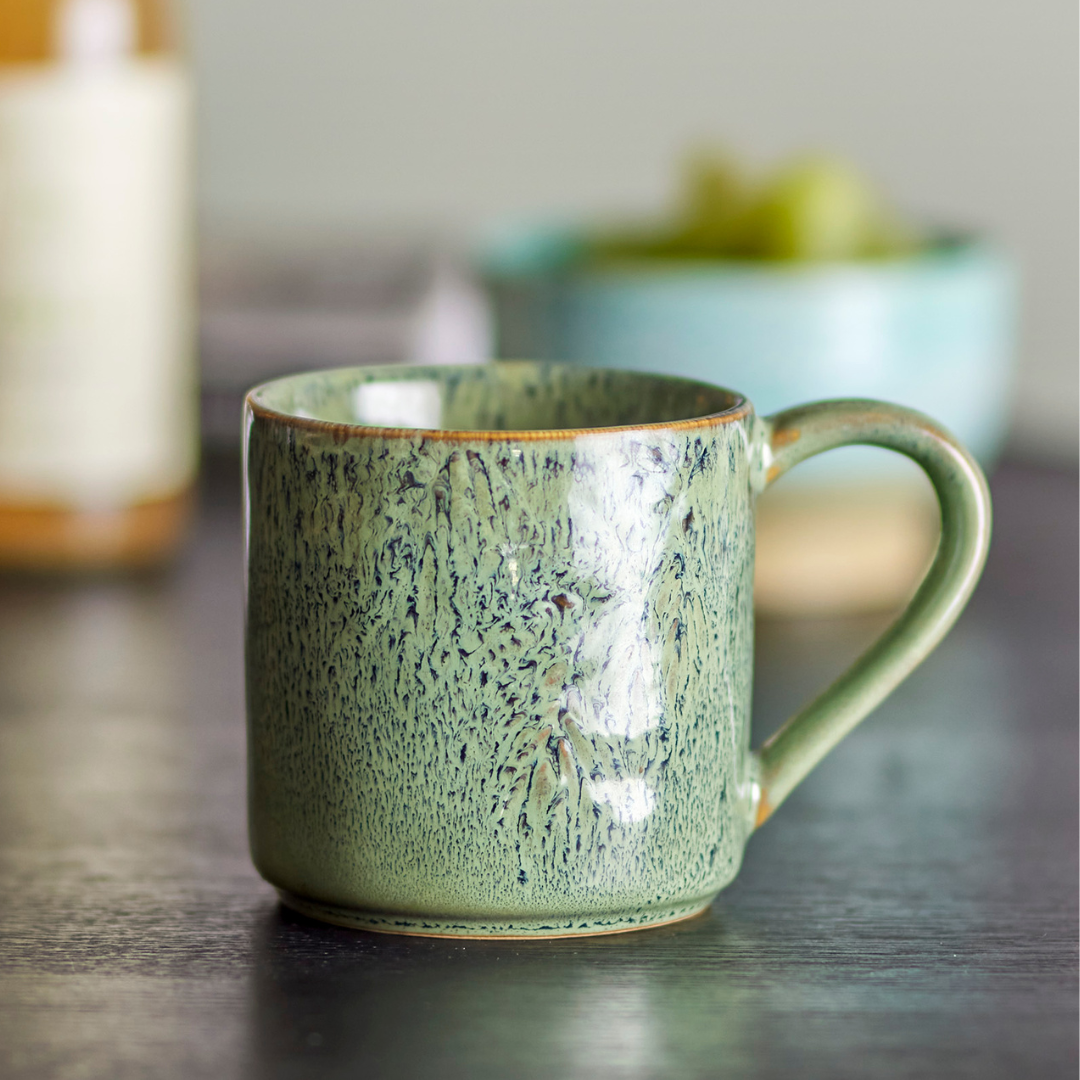 Feras Mug Green Stoneware