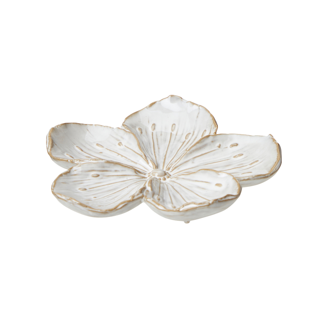 Liya Flower Saucers White | 3 styles