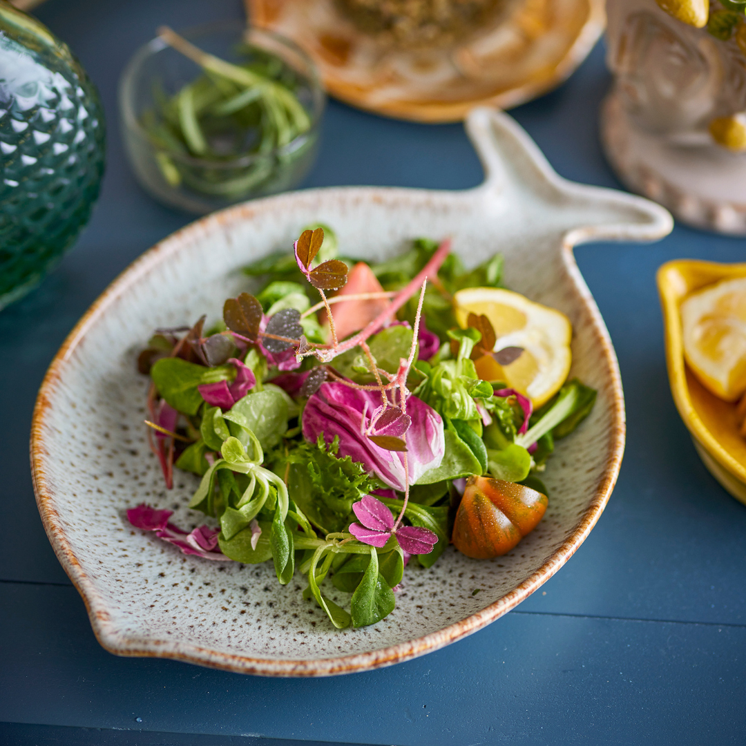 Fleur Fish Shaped Serving Plate