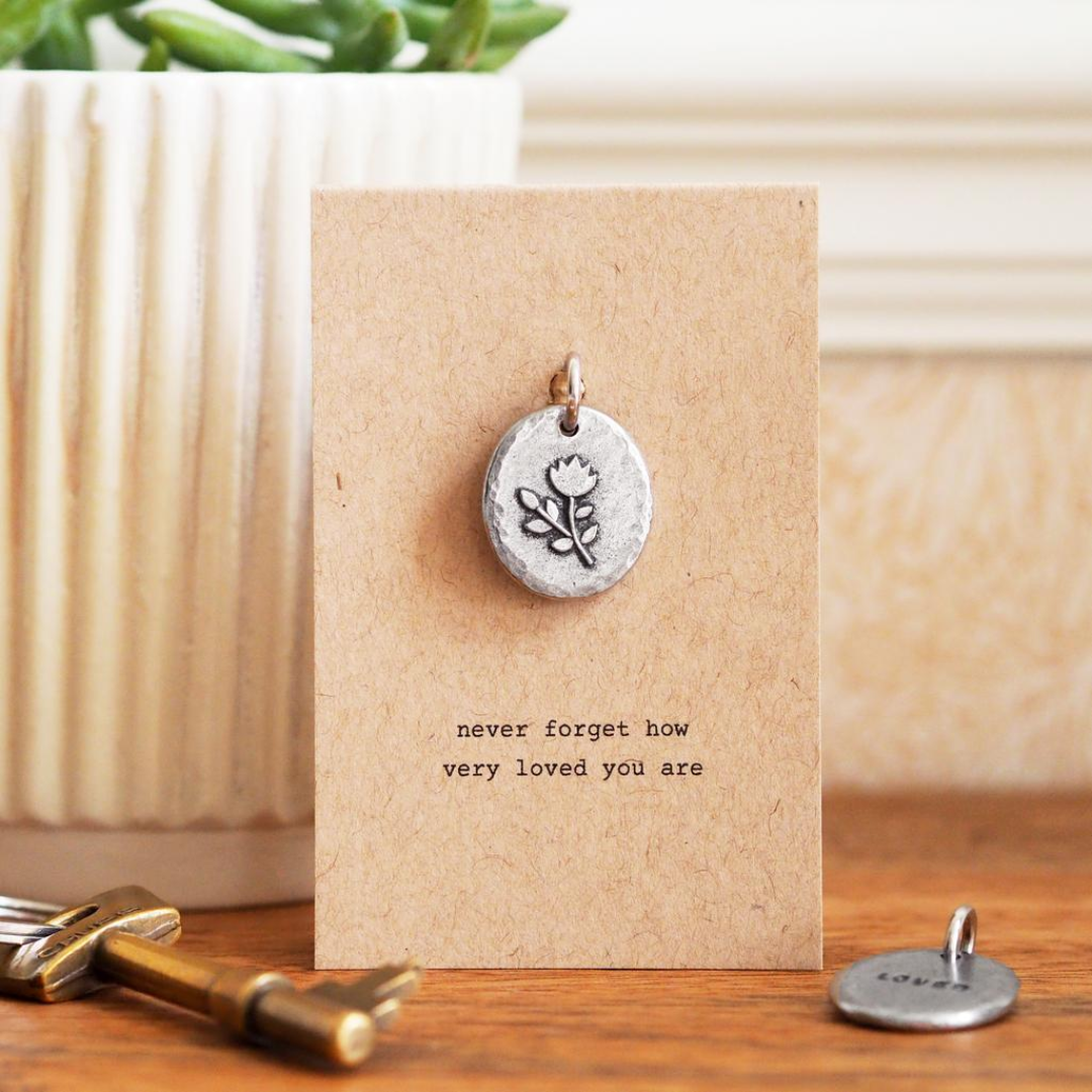 ‘Floral Loved’ Keyring Charm