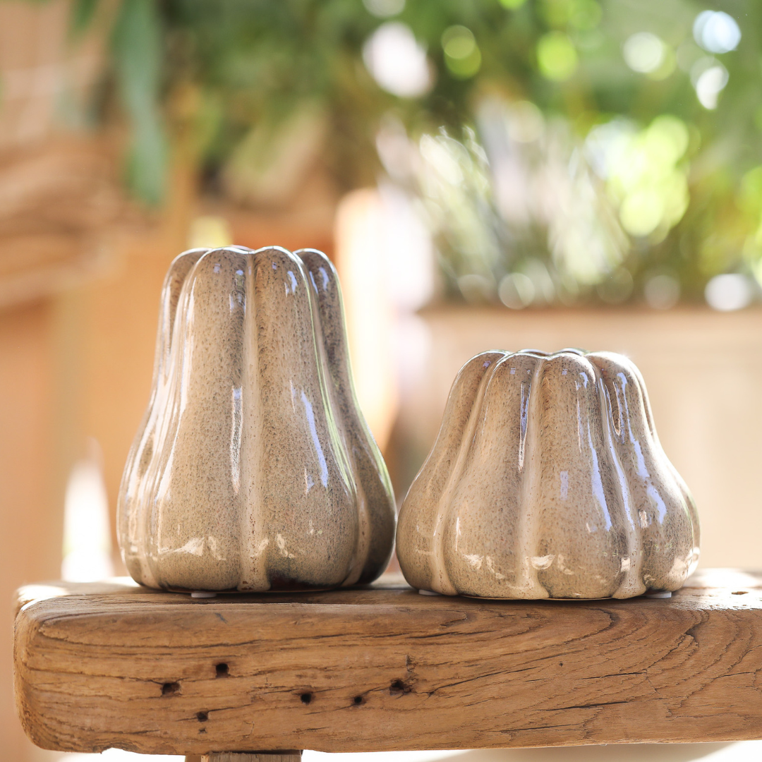Ceramic Gourd Candle Holder | Choice of 2 shapes