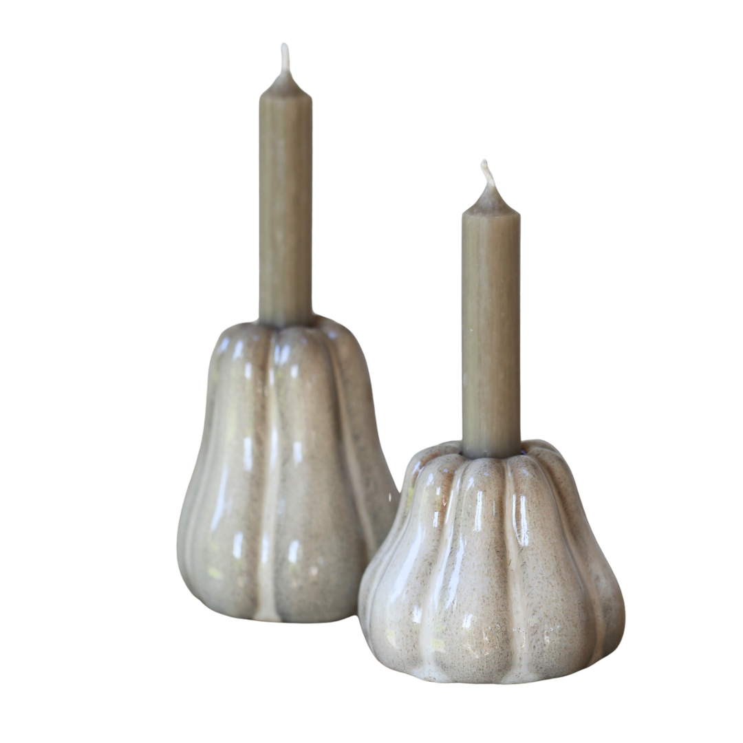 Ceramic Gourd Candle Holder | Choice of 2 shapes