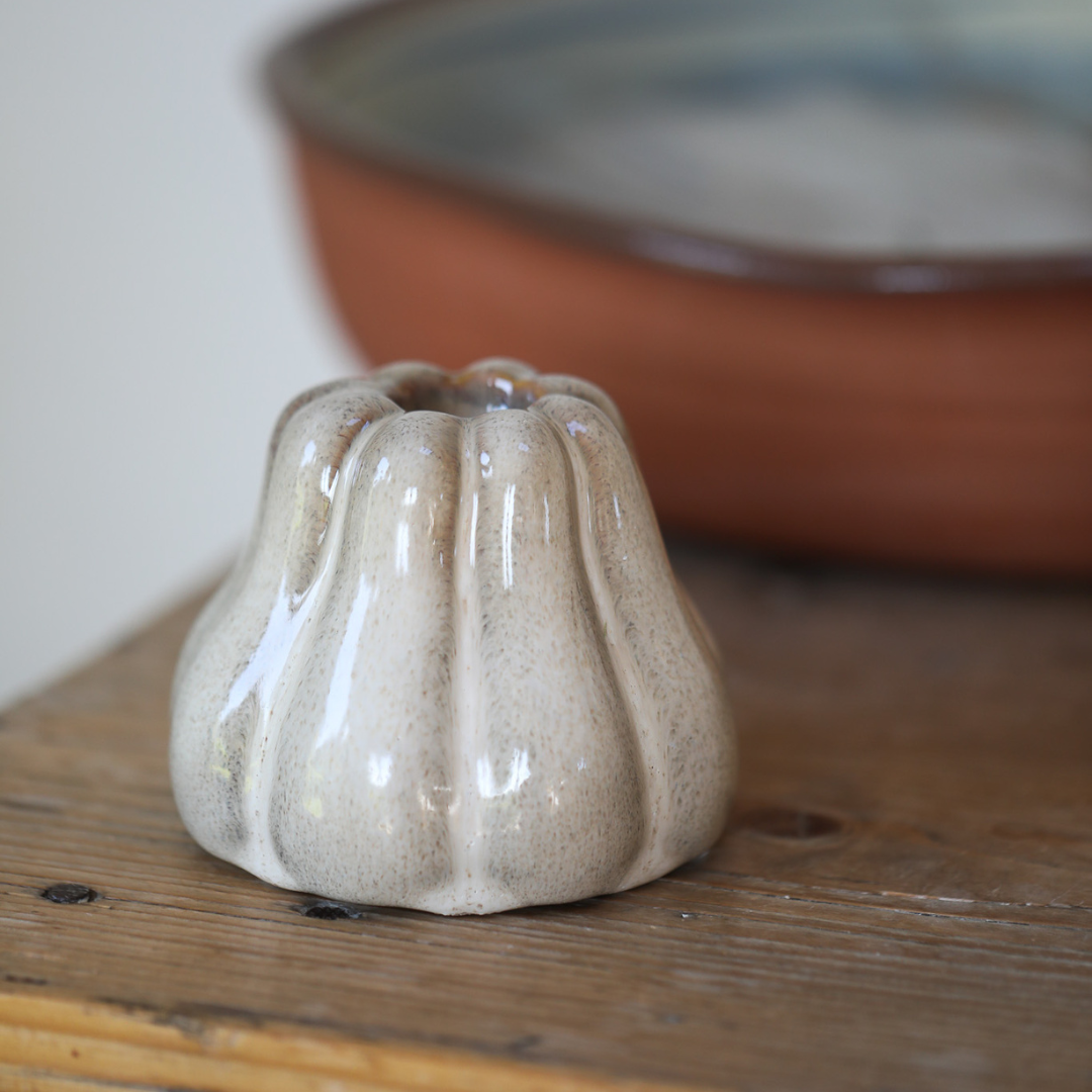 Ceramic Gourd Candle Holder | Choice of 2 shapes
