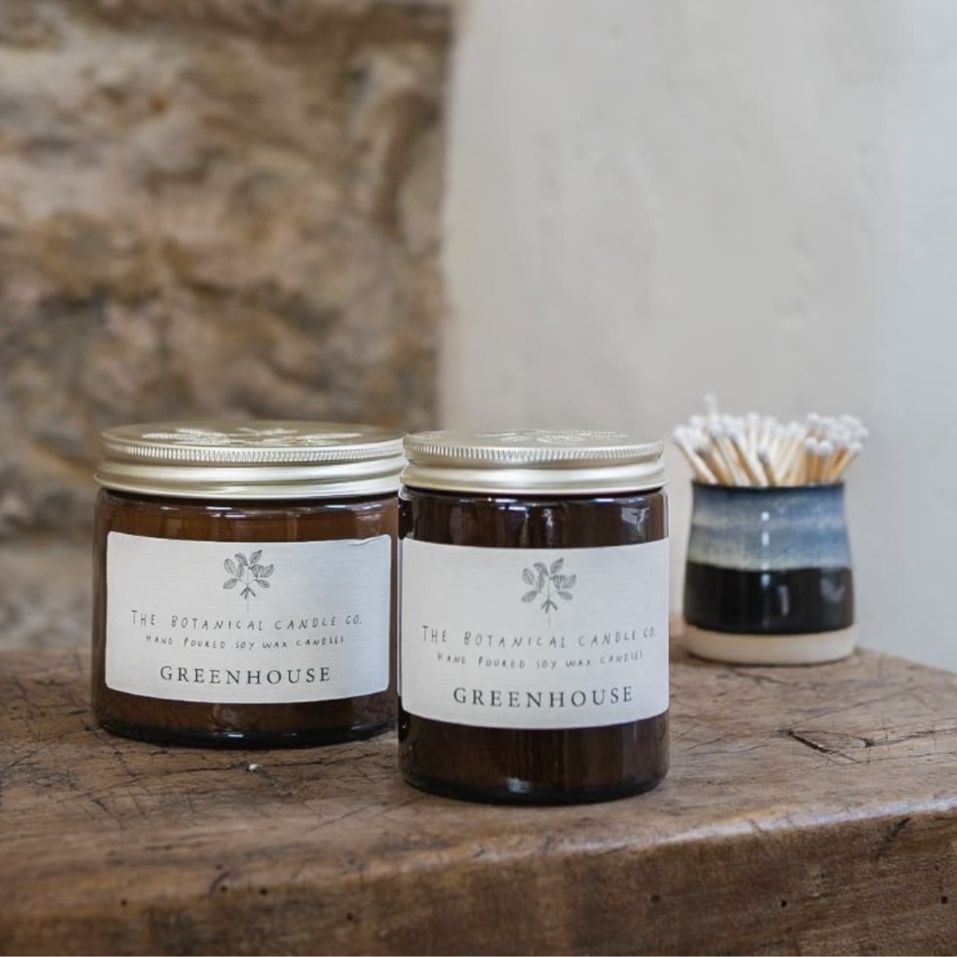 Greenhouse Scented Soy Botanical Candle