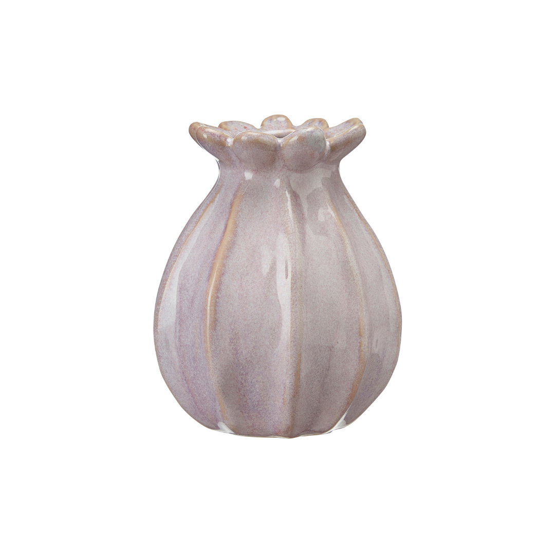 Lillian Poppy Seed Head Vase | Small | Pink Melange