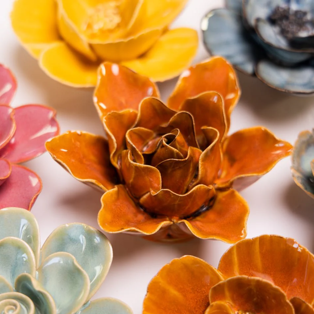 Ceramic Lily | Rusty Orange