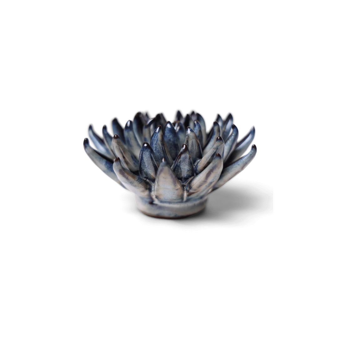 Ceramic Cactus Flower | Midnight Blue