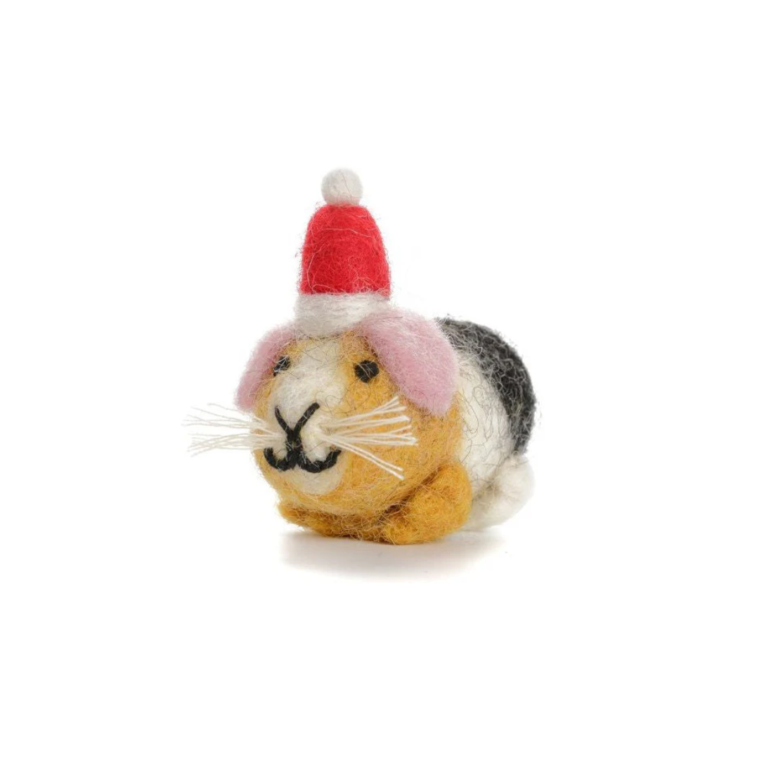 Handmade Mini Festive Guinea Pig