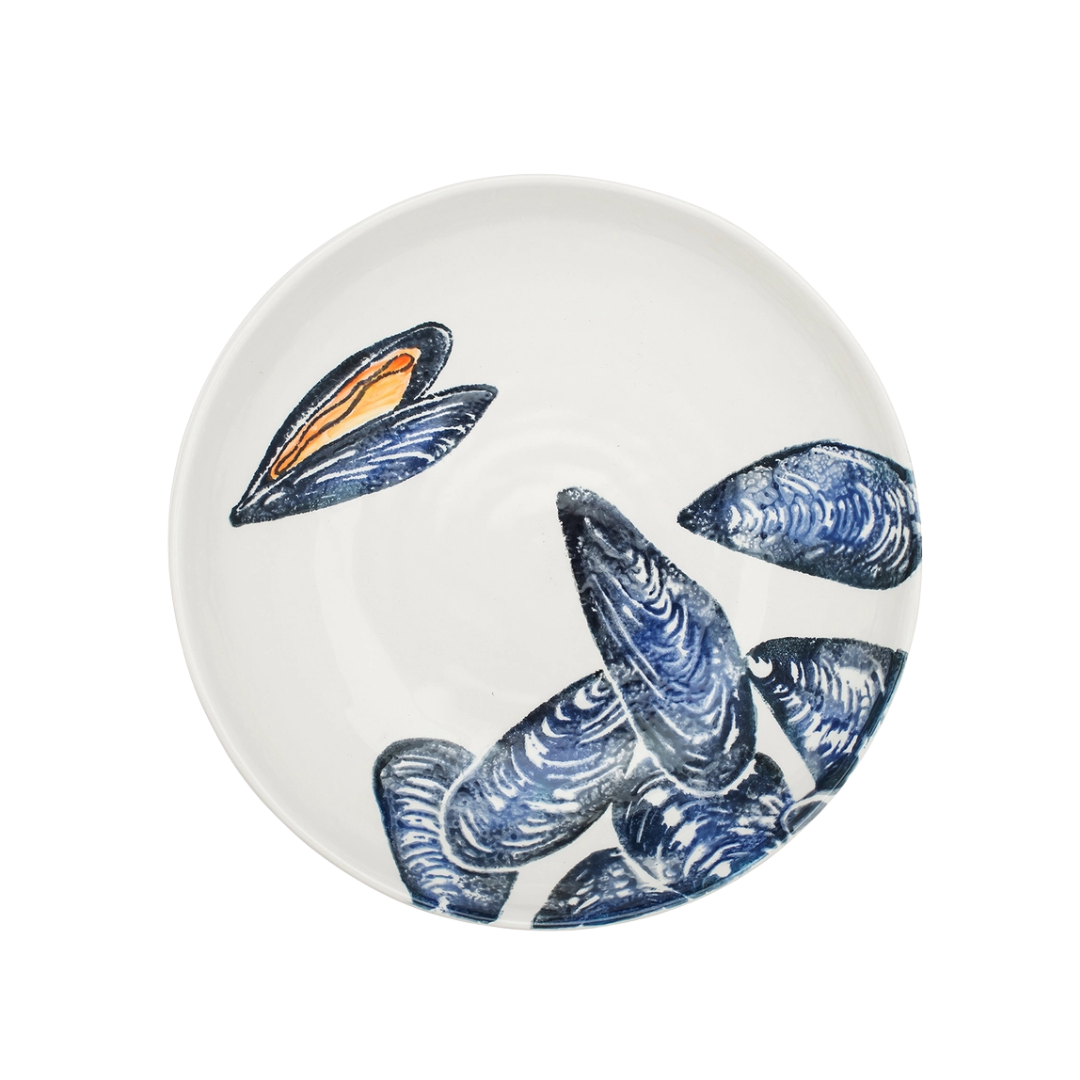 Ceramic Supper Bowl | Mussels