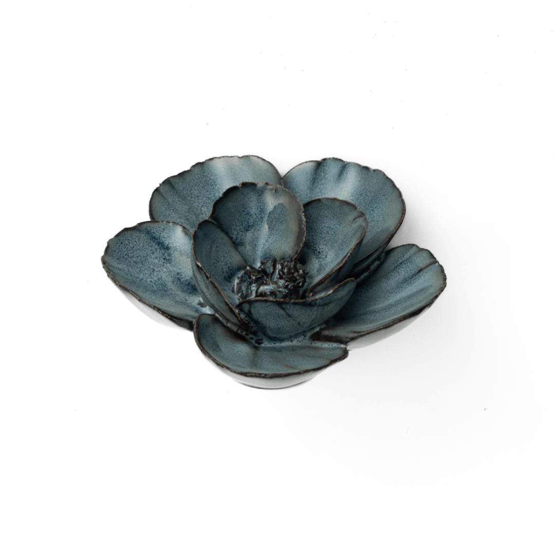 Ceramic Poppy | Navy Blue