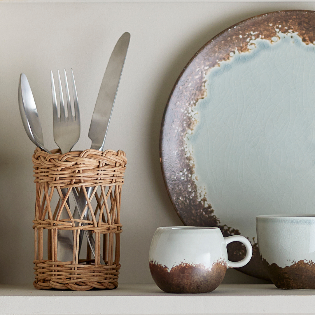 Paula Stoneware Espresso Cup | Mint Choc