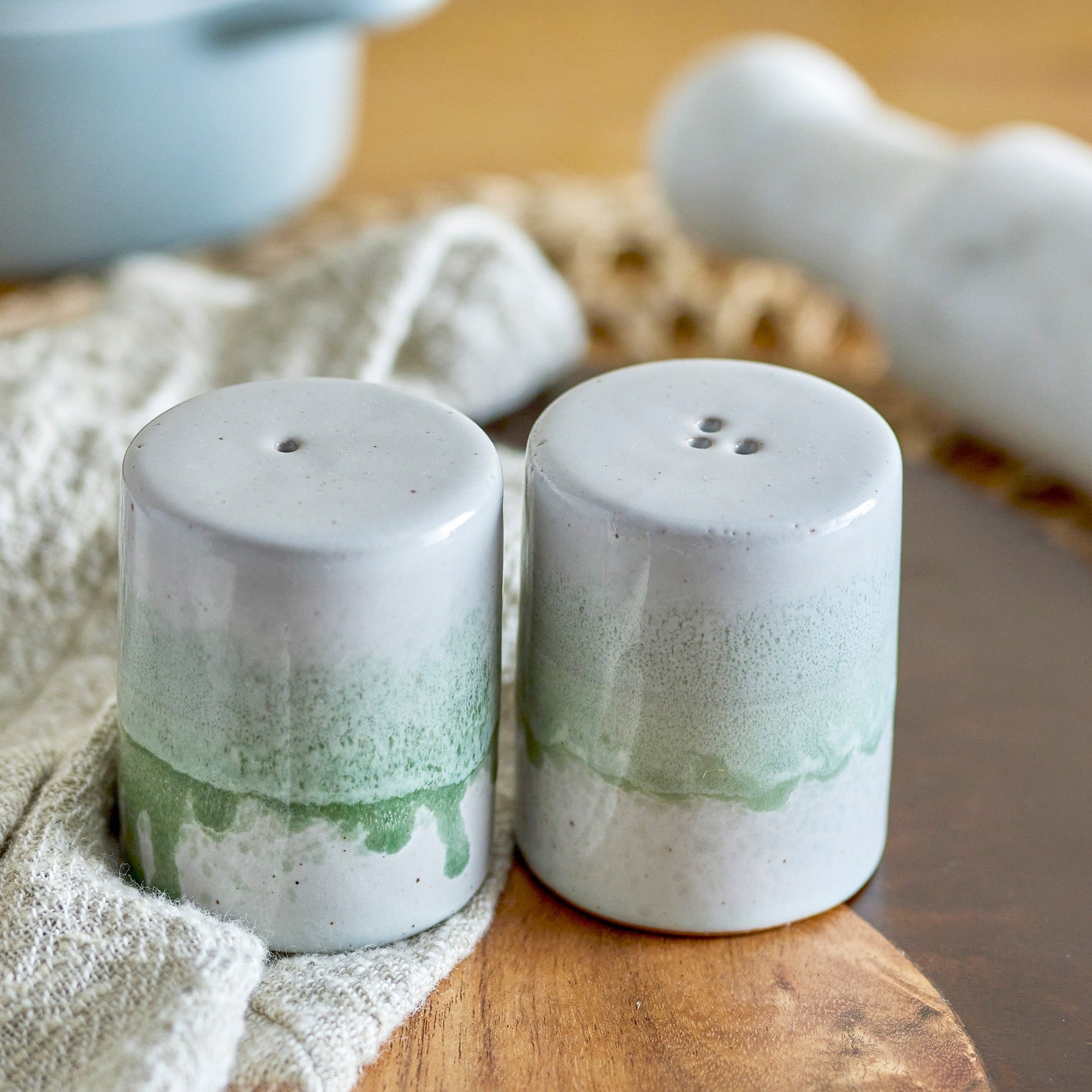 Paula Salt and Pepper Shaker | Green