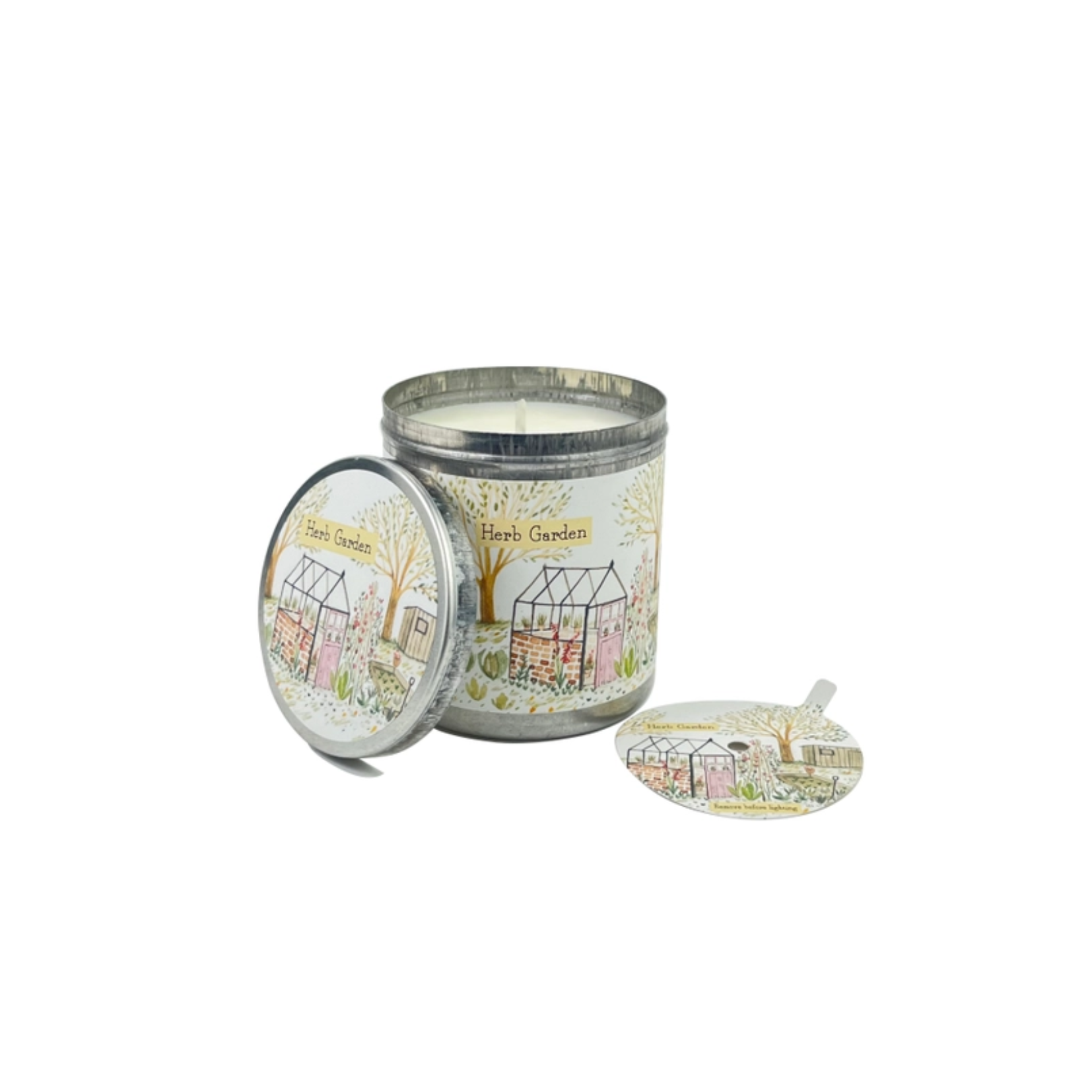 Heaven Scent Tin Candle - Herb Garden