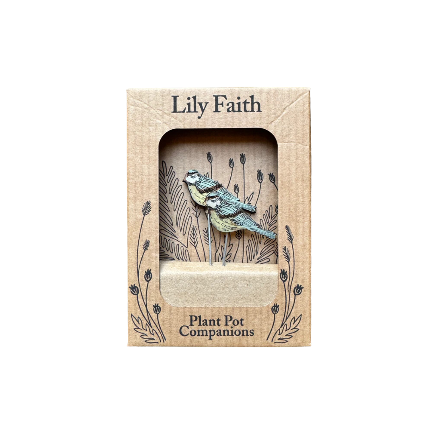 Plant Pot Companions | Blue Tits