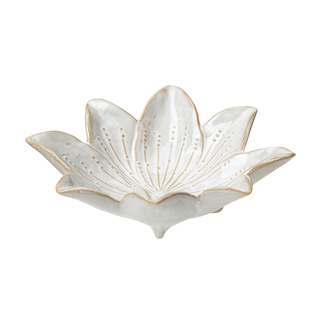 Liya Flower Saucers White | 3 styles