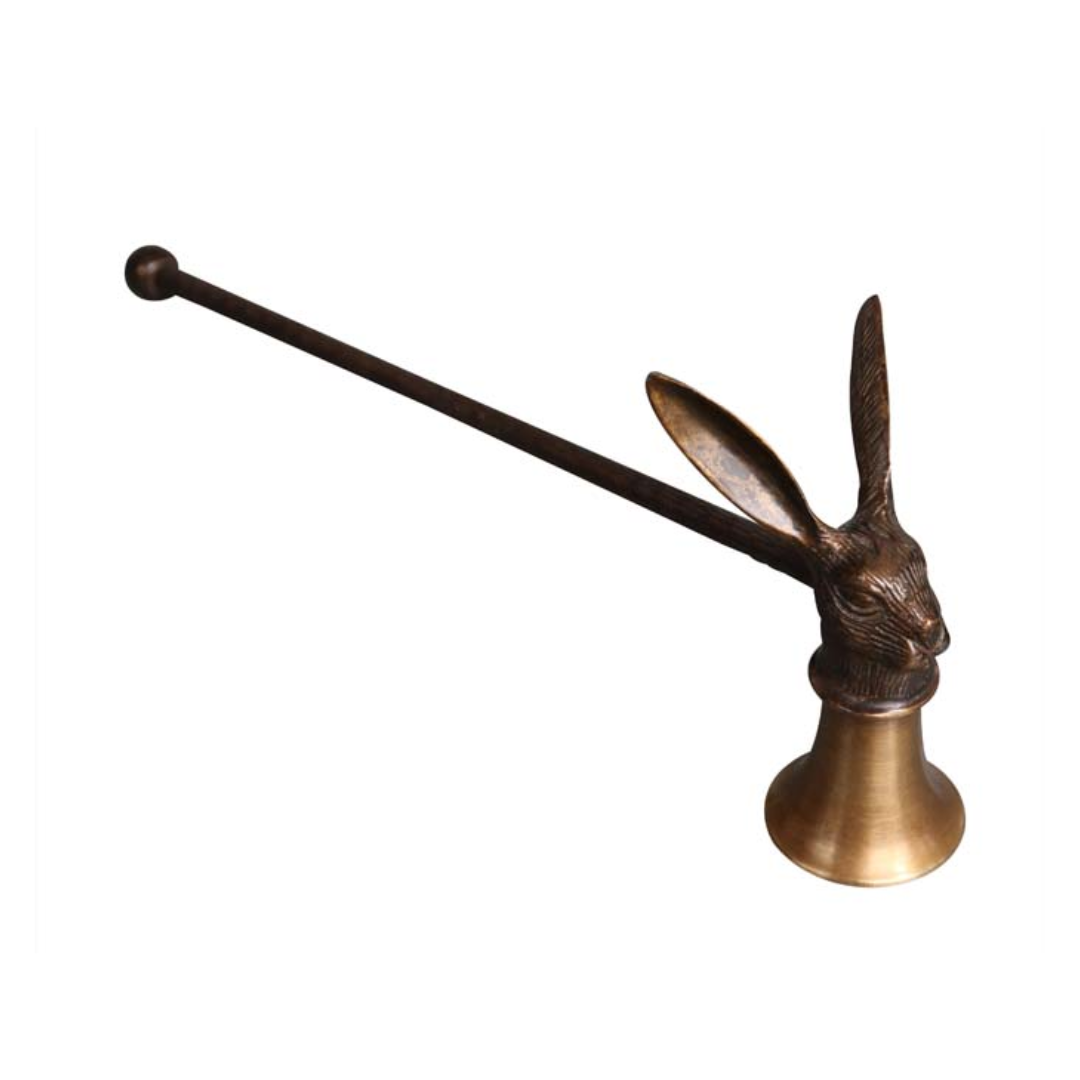 Brass Rabbit Candle Snuffer