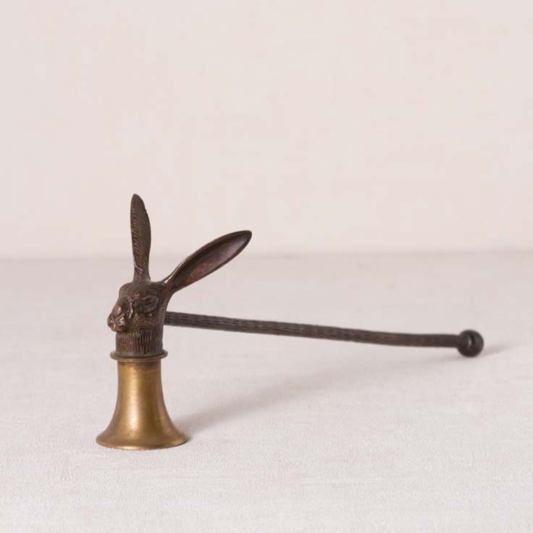 Brass Rabbit Candle Snuffer