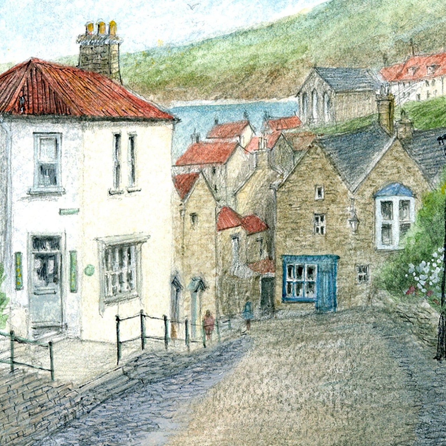 Square Framed Watercolour Prints | North Yorkshire Artist Colin Williamson