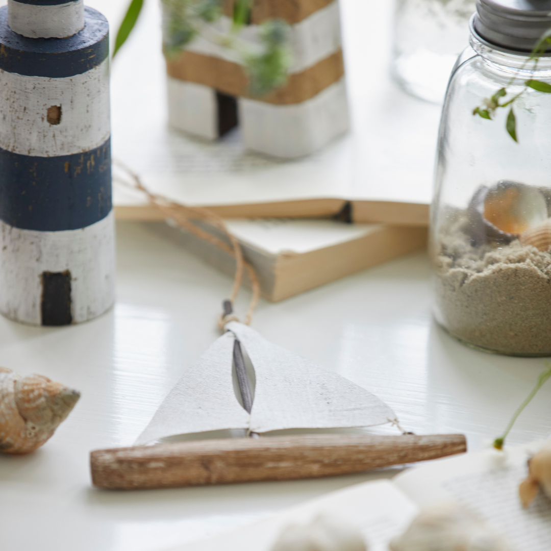 Miniature Hanging Sailboat | 3 colours available