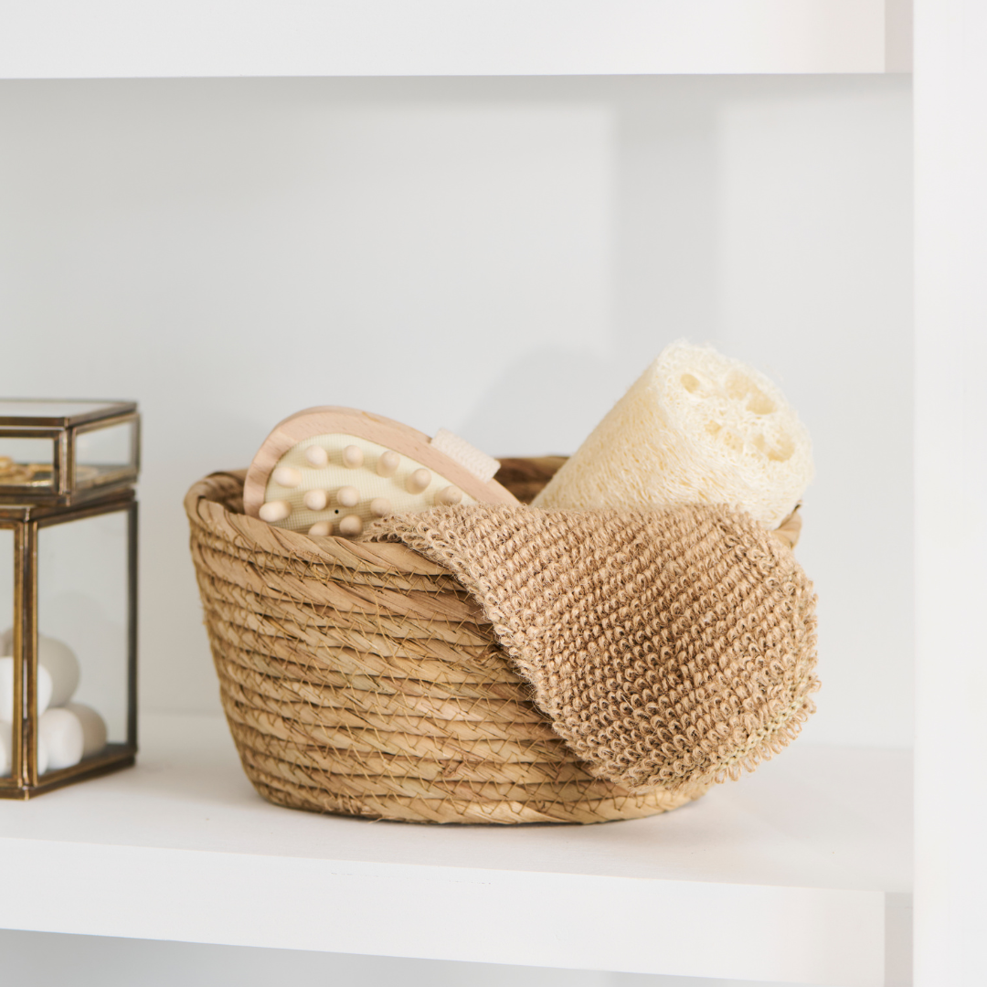 Seagrass Round Storage Basket | Small & Med