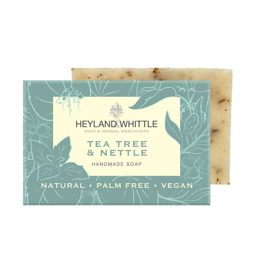 Handmade Natural Soap Bar | Tea Tree & Nettle | 120g