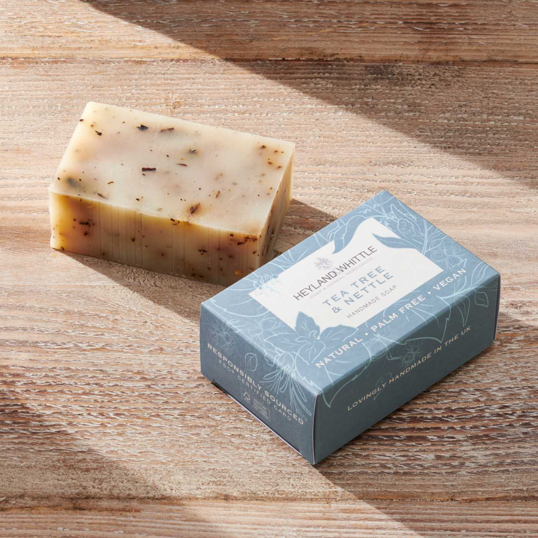 Handmade Natural Soap Bar | Tea Tree & Nettle | 120g