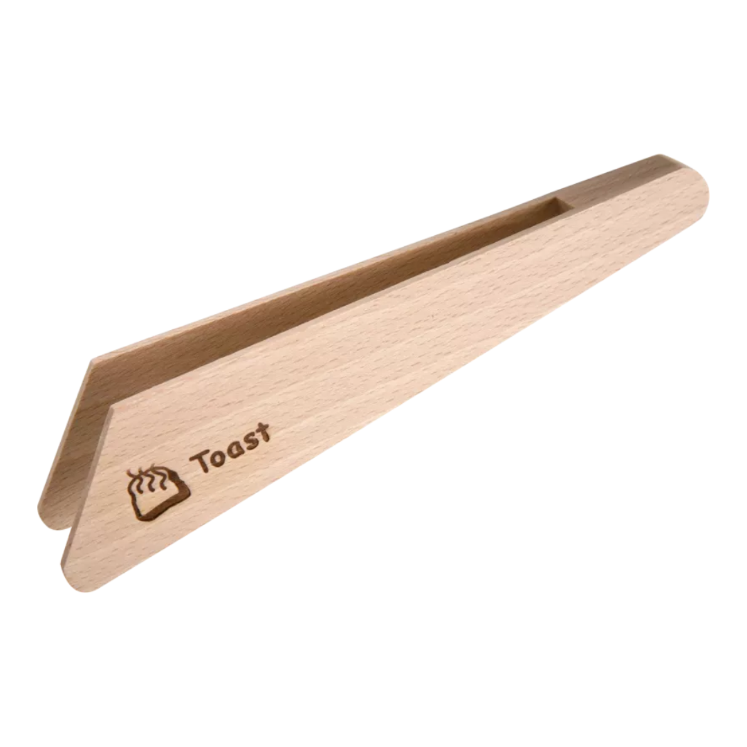 Wooden Toast Tongs