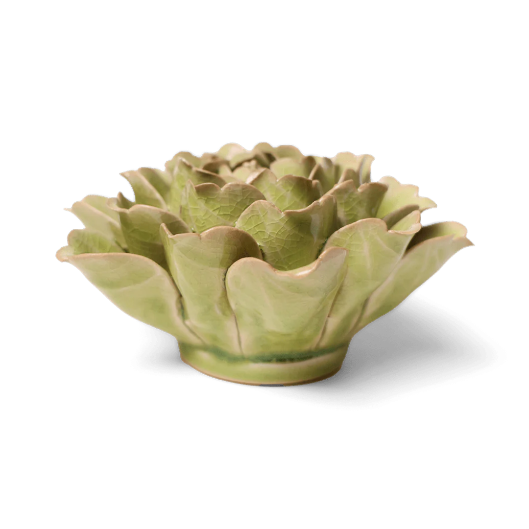 Ceramic Tree Peony | Olive Green