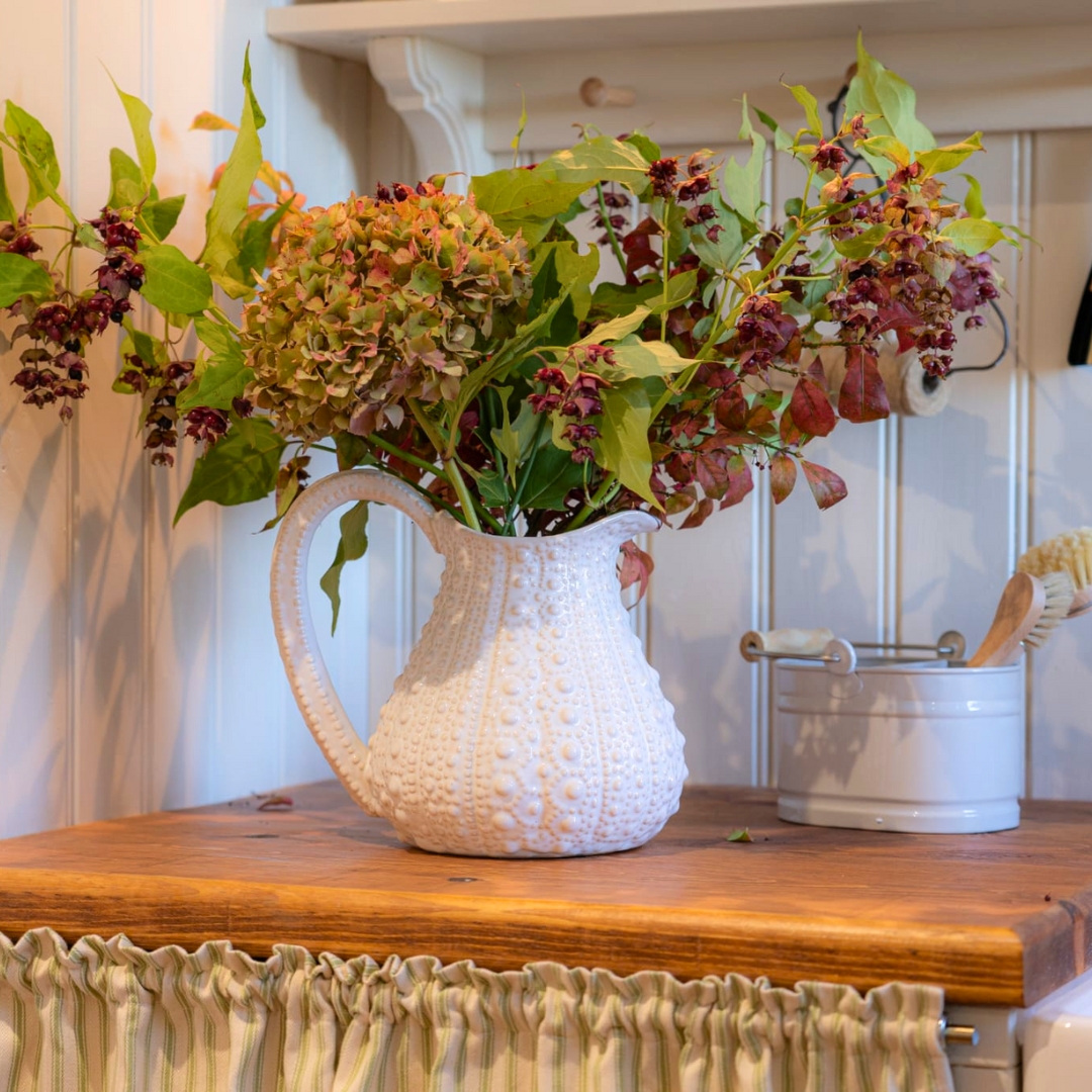 Ceramic Urchin Jug | White