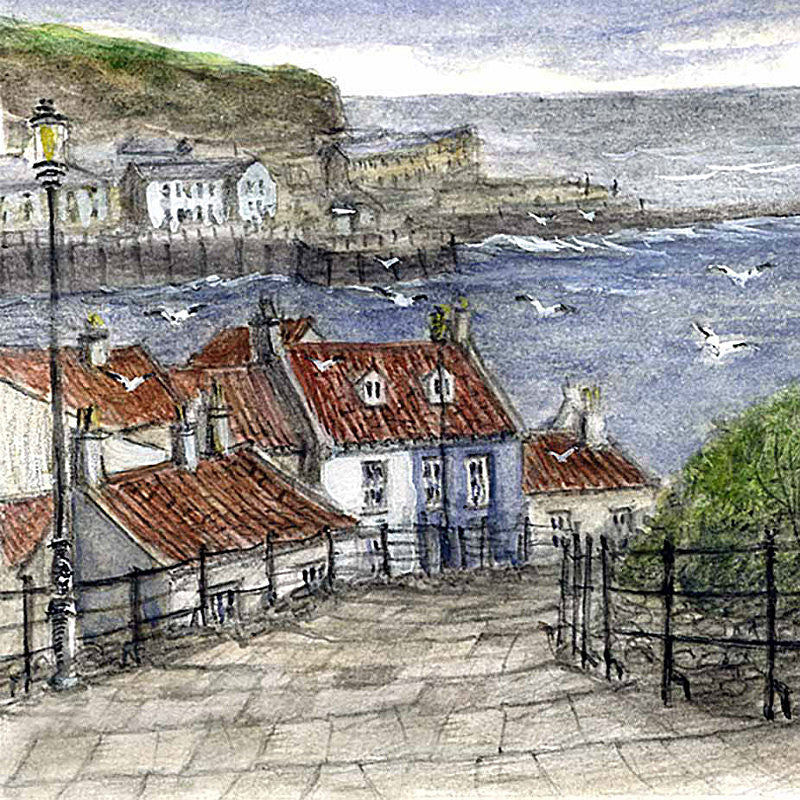 Square Framed Watercolour Prints | North Yorkshire Artist Colin Williamson