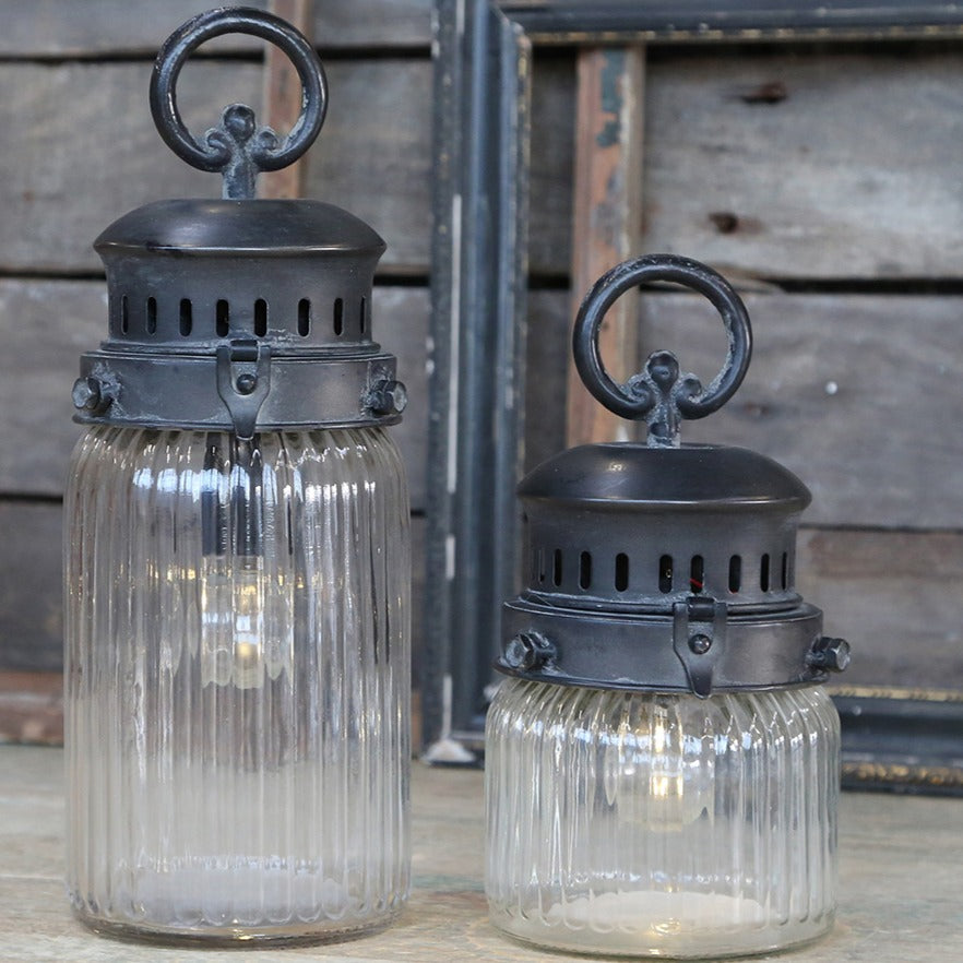 French Style Light-up Stable Lantern