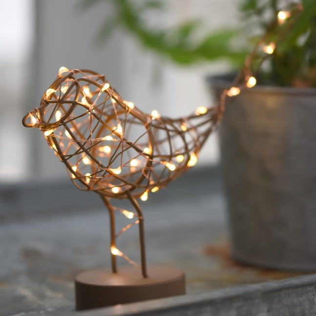 Light-up Copper Robin