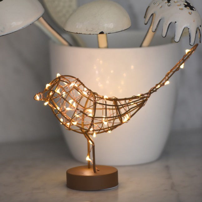 Light-up Copper Robin